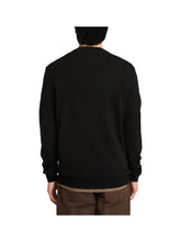 TIMBERLAND Maglione Girocollo in Lana Merino Timberland Cohas Brook da Uomo in colore nero Nero